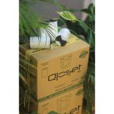 TeknoKapsül Kaizen Qloset Roll Prime-Premium Hijyenik Kapak Sistemi Rulosu 50'li Koli (2 Adet Yedek Jilet Eldiven)