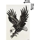 TeknoKapsül Kartal Geçici Dövme Şablonu - FF037