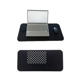 TeknoKapsül Keçe Masa Üstü Mouse Pad ve Bilgisayar Düzenleyici 70X32 cm – Antibakteriyel Mat, Doğal Keçe Mat, Masa Koruyucu Altlık, Ofis ve Ev Için Minimalist Tasarım (Siyah) - -- - Option-1