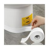 TeknoKapsül Kendinden Yapışkanlı Su Geçirmez Izolasyon Bandı – 3,2 M Pvc Köşe ve Kenar Koruma Şeridi, Lavabo, Küvet, Duş ve Mutfak (Beyaz) - Option-1 - 0 - Siyah - 1 Adet