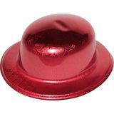 TeknoKapsül Kırmızı Renk Hologramlı Plastik Yuvarlak Melon 27X24 cm
