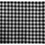 TeknoKapsül Kırmızı-Siyah Kareli Masa Örtüsü 150×150 cm | Yıkanabilir Kare Desen Sofra Örtüsü | Mutfak, Piknik ve Restoran Kullanımı Için Kare Masa Örtüsü (Siyah) - 00-Siyah - Beyaz