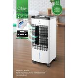 TeknoKapsül Kiwi KFAN-7494 3'ü 1 Arada Hava Temizleyici, Nemlendirici Portatif Hava Soğutucu 60 Watt - Siyah