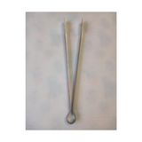 TeknoKapsül Klasik Metal Mangal Maşası 32 Cm-27 cm Uzun-Kısa Boy Çelik Yemek Barbekü Izgara Kömür Köz (32 cm - 1 Adet)
