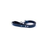 TeknoKapsül Konfor Klasik Deri Köpek Gezdirme Tasması Royalblue 3X100 cm - Derin Gri
