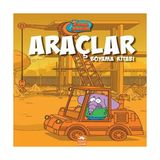 TeknoKapsül Kral Şakir Araçlar Boyama Kitabı - 2 - 3 Yaş - Çok Renkli