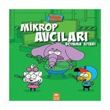 TeknoKapsül Kral Şakir Mikrop Avcıları Boyama Kitabı - 2 - 3 Yaş - Çok Renkli