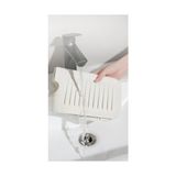 TeknoKapsül Krem Elastik Musluk Matı Su Tutucu Düzenleyici Kaydırmaz Taban Organizer Mutfak Banyo Lavabo