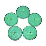 TeknoKapsül Ksmart Tea Lights Yeşil Mum 5AD