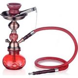 TeknoKapsül Küçük Boy Taşınabilir Nargile Takımı - Kırmızı ()