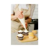 TeknoKapsül Kullan At - Tek Kullanımlık Krema Sıkma Torbası Seti, Plastik, 37X31X21 Cm, 1 Paket - 50 Adet