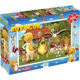 TeknoKapsül Kuzucuk Lisanslı 200 Parça 33X48CM Çocuk Puzzle Yapboz Serisi - 01-Mavi