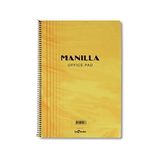 TeknoKapsül Lé 41100/1 Manila Notebook Yumuşak Kapak, 1.hamur Kağıt Spiralli, Sarı - -- - Option-1