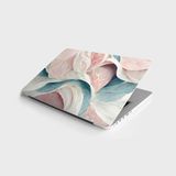 TeknoKapsül Laptop Bilgisayar Notebook Pc Kaplama Etiketi Lüks Mermer Pastel Pembe