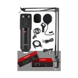 TeknoKapsül Lastvoice Glx Paket-3 BM800 Mikrofon + Stüdyo Ses Kartı + Stand + Filtre