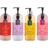 TeknoKapsül , Lavanta, Kiraz Çiçeği, Mandalina Sıvı Sabun 500 ml x 4