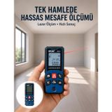 TeknoKapsül Lazer Metre 50 MT Hassas ve Hızlı Ölçüm Özellikli Yeni Nesil TD-UCZZZDAFLONGMETRE-6