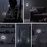 TeknoKapsül LED gece lambası, Duvara Takılan LED Gece Lambası, Alacakaranlık Sensörlü, 0.5w Gece Aydınlatması, Koridor, Merdiven, Mutfak, Banyo ve Yatak Odası İçin (6'lı Paket)