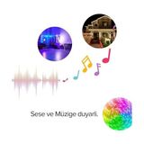 TeknoKapsül LED Rgb Işık - 5V USB Girişli, Bluetooth Uygulamalı, Uzaktan Kumandalı, Müziğe Duyarlı, Suya Dayanıklı, Parti, Yılbaşı, Doğum Günü, Eğlence Için (10 Metre) - 1 m - 00 Beyaz