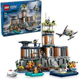 TeknoKapsül LEGO City Polis Hapishane Adası 60419-7 Yaş ve Üstü Kız ve Erkek Çocuklar Için Helikopter, Gemi 7 Figür ve Köpek, Köpekbalığı Figürleri Içeren Araç Seti, Doğum Günü Hediyesi Fikri (980 Parça)