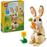 TeknoKapsül LEGO Creator 3’ü 1 Arada Sevimli Tavşan 31162-8 Yaş ve Üzeri Çocuklar Için Lama ve Fok Figürüne Dönüşebilen Yaratıcı Oyuncak Yapım Seti, Doğum Günü Hediyesi (326 Parça)