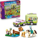 TeknoKapsül LEGO ® Friends At ve Tay Römorku 42695 – 7+ Yaratıcı Oyuncak Yapım Seti (279 Parça)
