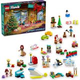 TeknoKapsül LEGO Friends Yılbaşı Takvimi 2024 42637, 6 Yaş ve Üzeri Çocuklar Için 5 Karakter ve 3 Hayvan Minifigürü Içeren Yaratıcı Oyuncak Yapım Seti (272 Parça)