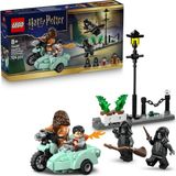 TeknoKapsül LEGO Harry Potter Hagrid ve Harry’nin Privet Drive Kaçışı 76459-8 Yaş ve Üzeri Çocuklar Için Harry Potter, Hagrid ve Ölüm Yiyen Minifigürleri Içeren Oyuncak Yapım Seti, Hediye Fikri (124 Parça)