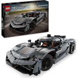 TeknoKapsül LEGO Technic Koenigsegg Jesko Absolut Gri Hiper Araba 42173 - Çocuklar Için Oyuncak Yapım Seti (8 - Siyah