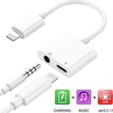 TeknoKapsül Lightning Kulaklık Şarj Çevirici Dönüştürücü Adaptör Aux Kablosu