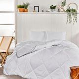 TeknoKapsül Linens Comfy Silikon Çift Kişilik Yorgan - Beyaz
