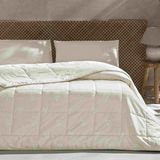 TeknoKapsül Linens Kapok Cloudy Ince Yorgan Çift Kişilik - Beyaz