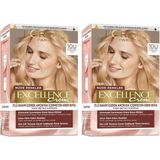 TeknoKapsül L'oréal Paris Excellence Creme Nude Renkler Saç Boyası - 10U Nude Sarı (2 Paketi)