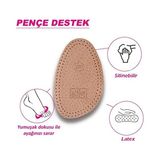 TeknoKapsül LT04 - Deri Pençe Destek | Numara Küçültme, Ayakkabı Daraltma, Koku Önleyici Ter Emici Ayak Pedi