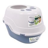 TeknoKapsül M-Pets Eco Tanta Üstten Kapaklı Kedi Tuvaleti Ocean Blue