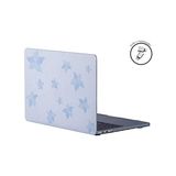 TeknoKapsül MacBook Air 13 Inç Uyumlu Desenli Mat Sert Kapak Kılıf | A1932 A2179 A2337 M1 | Ultra Ince Pc Hard Shell, Çizilme ve Darbe Koruma Mavi