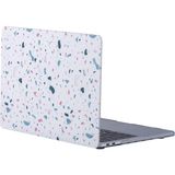 TeknoKapsül MacBook Air Kılıf 13 Inç A1369 A1466 ile Uyumlu 2010-2017 Eski Usbli Model | Darbeye ve Çizilmeye Dayanıklı Plastik Sert Koruyucu Kapak | Yüksek Kaliteli Terrazzonl Desenli Hard Case Beyaz