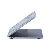 TeknoKapsül MacBook Air M1 Kılıfı 13 Inç A2337 A2179 A1932 Uyumlu Sert Kapak Hard Case Koruyucu Kılıf MacBook Air 13 Inç Kılıfı Çizilme ve Darbe Koruyucu Uv Baskılı Yaprak Çiçek Desenli Yeşil
