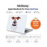 TeknoKapsül MacBook Pro 13 Baskılı Kılıf A1706 A1708 A1989 A2159 A2251 A2289 A2338 M1 M2 Uyumlu Sert Kılıf Ince Hafif Koruyucu Kapak DOG01NL Dog 67