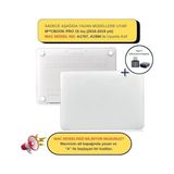 TeknoKapsül MacBook Pro 15 Mat Kılıf A1707 A1990 Uyumlu Sert Tpu Kılıf Ince Hafif Koruyucu Kapak 2016-2019 Şeffaf