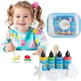 TeknoKapsül Magic Water Elf Sihirli Su Hayvanları Kendin Yap Eğitici Oyun Seti | Çocuklar Için El Yapımı Renkli Su Peri Oyuncağı, Yaratıcı Oyun Parti Hediyeleri