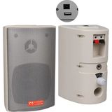 TeknoKapsül Magicvoice Mv-16 7.5 cm 30 Watt Komütatörlü Hat Trafolu Beyaz Sütun Hoparlör (2'li Takım) - Seçenek