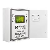 TeknoKapsül Magicvoice MV-CC2000 USB Duvar Tipi Programlı 20 Adet Mp3 Formatı Zil / Istiklal Marşlı Akıllı Dijital Okul Saati (Çan Takılabilir)