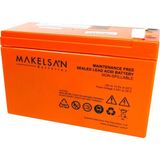 TeknoKapsül Makelsan 12V 9AH, Bakımsız, Kuru Akü. Ups Için Uygundur.