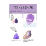 TeknoKapsül Makyaj Süngeri Fondöten Süngeri, Pudra Süngeri, Kapatıcı Süngeri, Güneş Kremi Süngeri, Bb Krem Süng