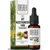 TeknoKapsül Masala At Kestanesi Yağı, 20 ML,%100 Saf Doğal
