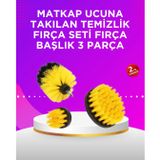 TeknoKapsül Matkap Ucu Temizlik Fırçası Seti Banyo Fayans Zemin İçin KRG25DYMXUCZTEMZLKBALIKLARI-1