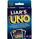 TeknoKapsül Mattel Games Blöf Yaparak Diğer Oyuncuları Kandırabileceğiniz Yetişkinlere, Çocuklara, Ailelere, Partilere, Oyun Gecelerine ve Eğlenceli Seyahatlere Yönelik Mattel Games Uno Liars Kart Oyunu, JLH43