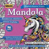 TeknoKapsül Maxi Mandala Çizgilerle Boyama Terapisi 10