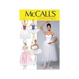TeknoKapsül Mccall's Patterns MC7615E5 Mccall Desen 7615 E5, Kadınlar Için Bale Kostümü, Ölçüler 42 – 50, Peçete, Çok Renkli, 17 x 0,5 x 0,07 cm